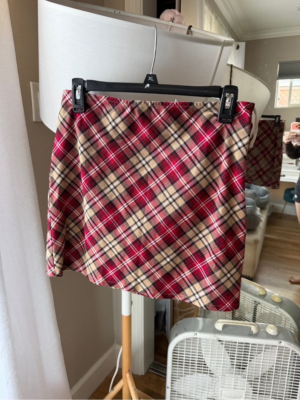 Vintage plaid skirt